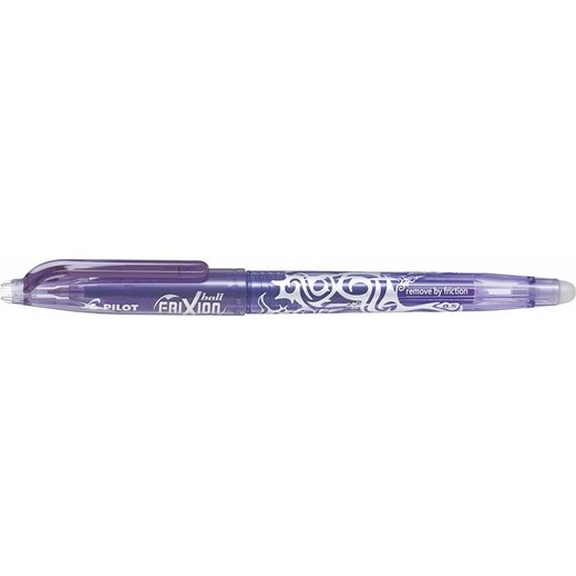 Roller, 0,25 mm, odstrániteľné písmo, PILOT "Frixion Ball", fialová