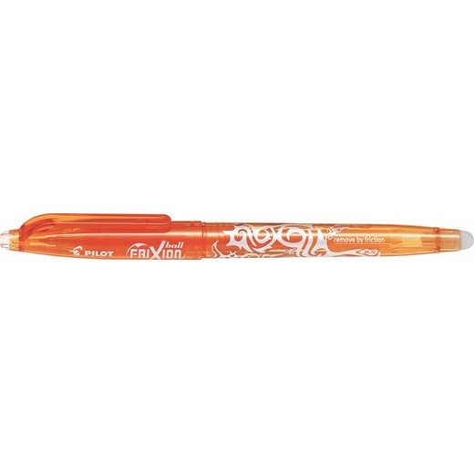 Roller, 0,25 mm, odstrániteľné písmo, PILOT "Frixion Ball", oranžová