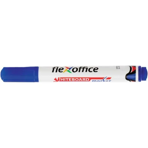 Popisovač na tabule, 2,5 mm, kužeľový hrot, FLEXOFFICE "WB03", modrá