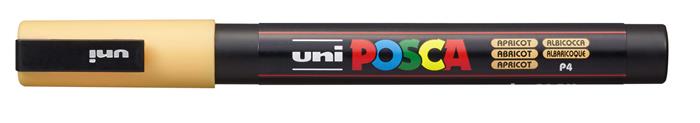Dekoračný popisovač, 0,9-1,3 mm, UNI "Posca PC-3M", broskyňový