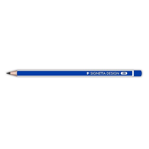 Grafitová ceruzka, 2B, trojhranná, ICO "Signetta"
