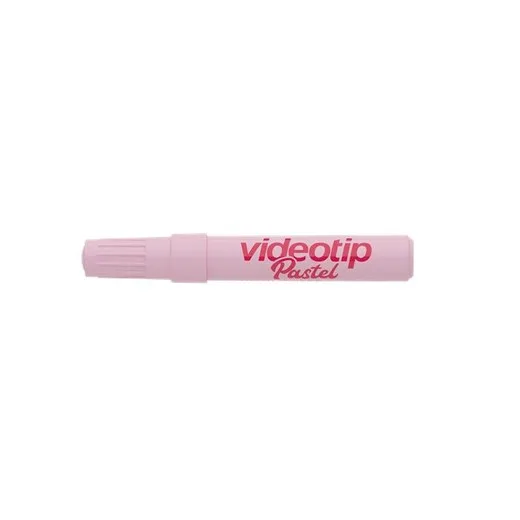 Zvýrazňovač, 1-4 mm, ICO "Videotip", pastelovo ružová