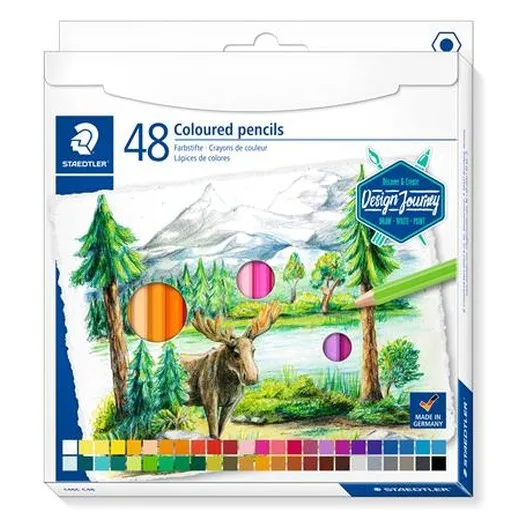 Farebné ceruzky, sada, šesťhranné, STAEDTLER "146C", 48 rôznych farieb