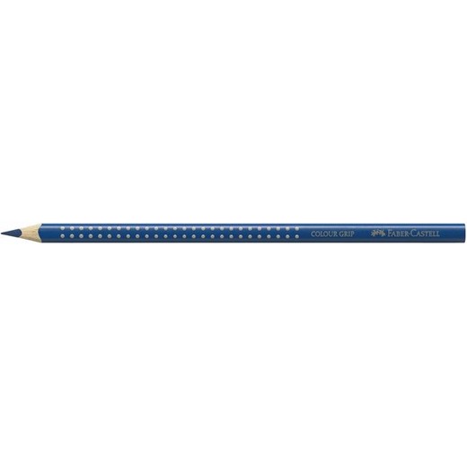 Farebné ceruzky, trojhranný tvar, FABER-CASTELL "Grip 2001", modrá