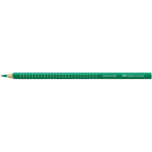 Farebné ceruzky, trojhranný tvar, FABER-CASTELL "Grip 2001", zelená