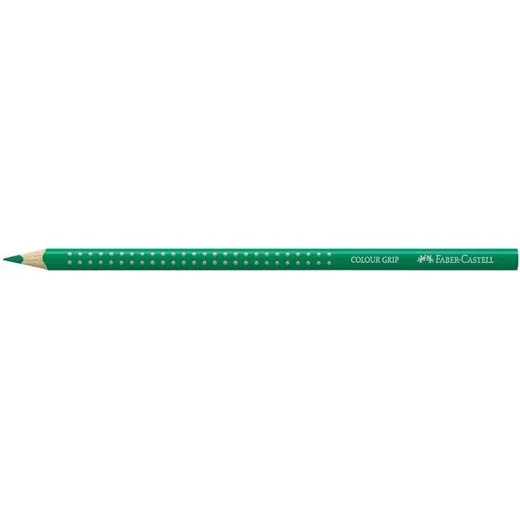 Farebné ceruzky, trojhranný tvar, FABER-CASTELL "Grip 2001", zelená