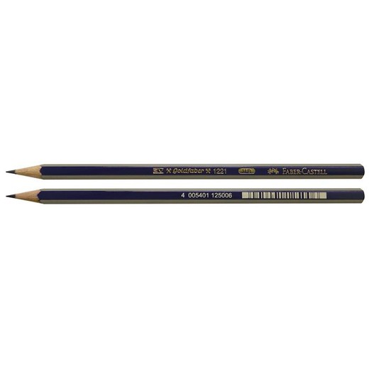 Grafitová ceruzka, HB, šesťhranná, FABER-CASTELL "Goldfaber"