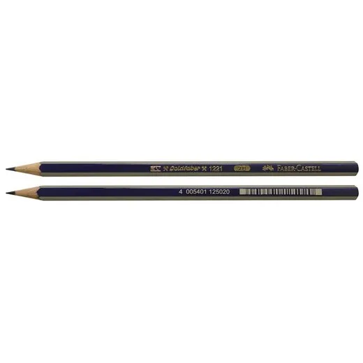 Grafitová ceruzka, 2B, šesťhranná, FABER-CASTELL "Goldfaber"