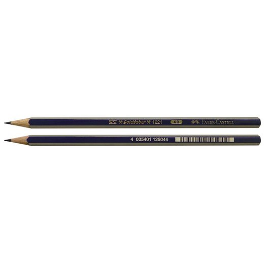 Grafitová ceruzka, 4B, šesťhranná, FABER-CASTELL "Goldfaber"