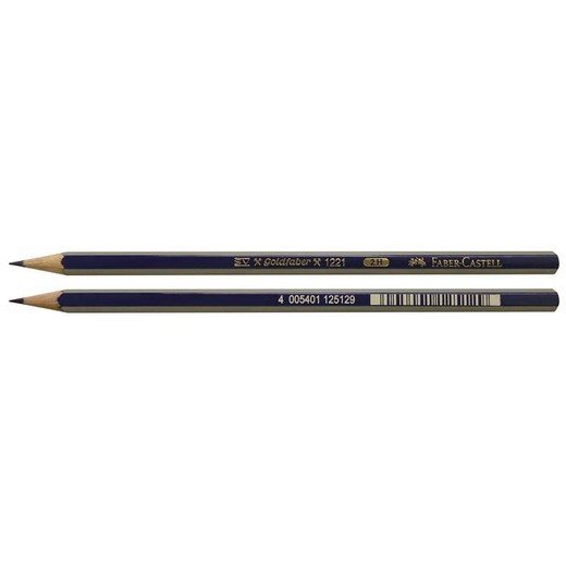 Grafitová ceruzka, 2H, šesťhranná, FABER-CASTELL "Goldfaber"
