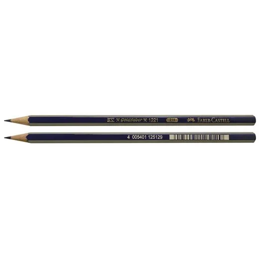 Grafitová ceruzka, 2H, šesťhranná, FABER-CASTELL "Goldfaber"