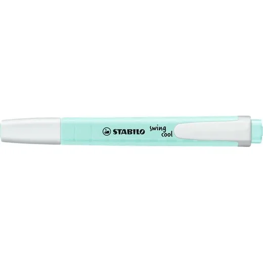 Zvýrazňovač, 1-4 mm, STABILO "Swing Cool Pastel", tyrkysová