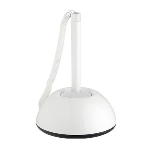 Klientske pero, 0,8 mm, biele telo, ICO "Lux", modré