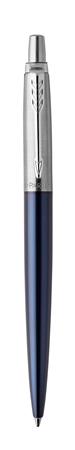 Guľôčkové pero, 0,7 mm, strieborný klip, royal modré telo pera, PARKER, "Royal Jotter", modré