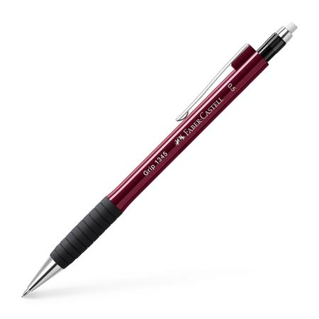 Mikroceruzka, 0,5 mm, FABER-CASTELL "Grip 1345", červená