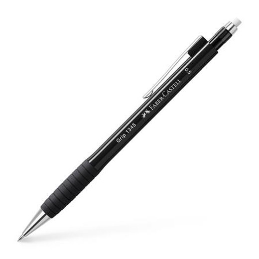 Mikroceruzka, 0,5 mm, FABER-CASTELL "Grip 1345", čierna