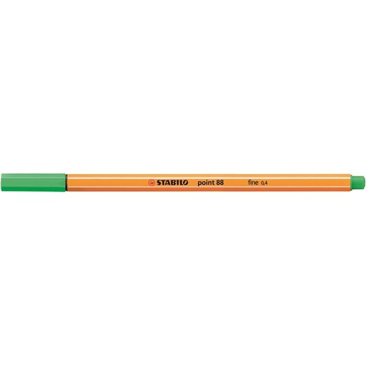 Liner, 0,4 mm, STABILO "Point 88", svetlý smaragdový
