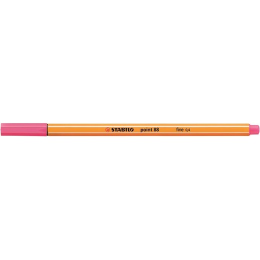 Liner, 0,4 mm, STABILO "Point 88", ružovo fialový