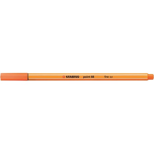 Liner, 0,4 mm, STABILO "Point 88", svetločervený