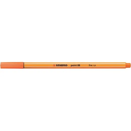 Liner, 0,4 mm, STABILO "Point 88", svetločervený