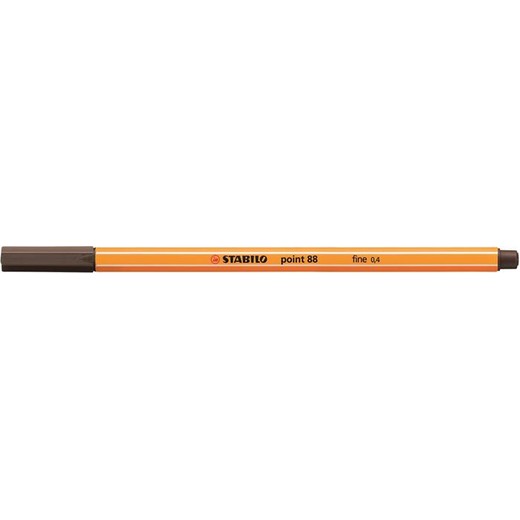 Liner, 0,4 mm, STABILO "Point 88", umbrový hnedý