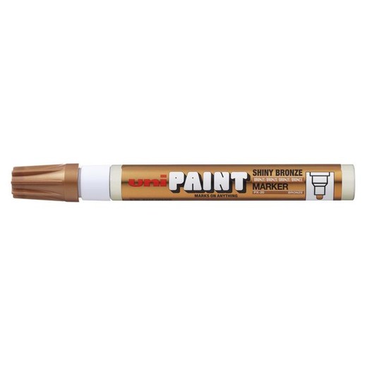 Lakový popisovač, 2,2-2,8 mm, UNI "PX-20", žiarivý bronzový