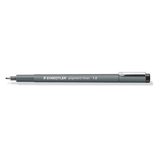 Liner, 1 mm, STAEDTLER "Pigment Liner 308", čierny