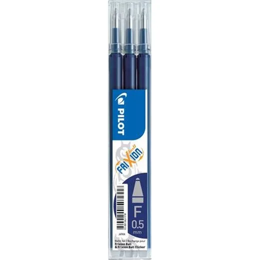 Náplň do rollerov, 0,25 mm, odstrániteľné písmo, PILOT "Frixion Ball/Clicker" 05, atramentová
