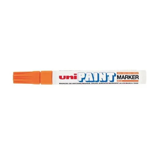 Lakový popisovač, 2,2-2,8 mm, UNI "PX-20", oranžový