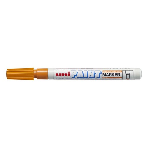 Lakový popisovač, 0,8-1,2 mm, UNI "PX-21",oranžový