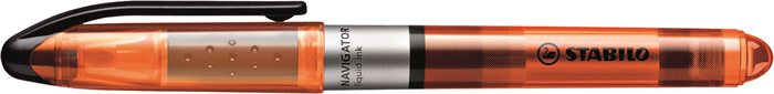 Zvýrazňovač, 1-4 mm, STABILO "Navigator", oranžový