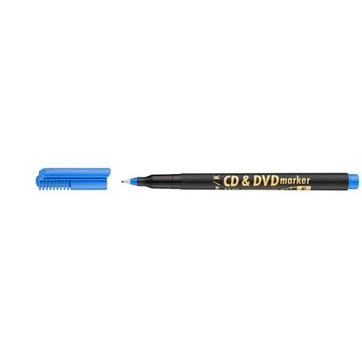 Permanentný popisovač na CD/DVD, 0,5 mm, ICO, modrý