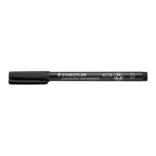 Permanentný popisovač, OHP, 1-2,5 mm, STAEDTLER "Lumocolor® 314 B", čierna