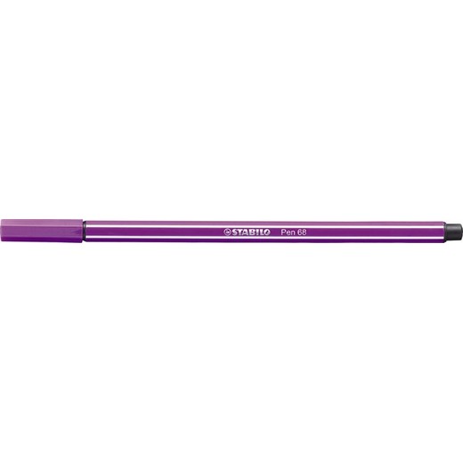 Popisovač, 1 mm, STABILO "Pen 68", fialový