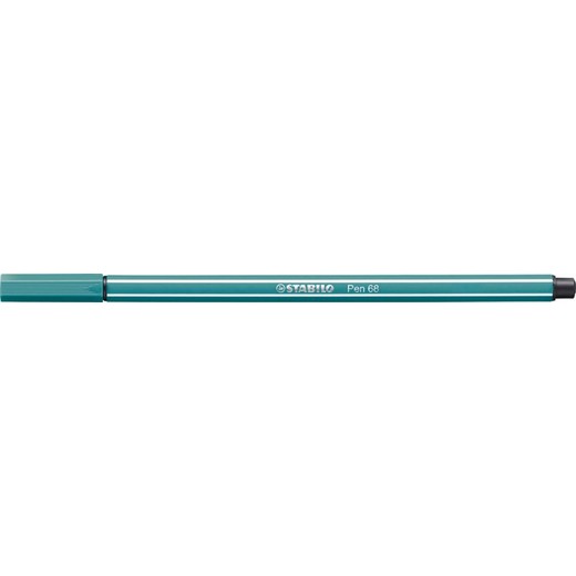 Popisovač, 1 mm, STABILO "Pen 68", tyrkysové