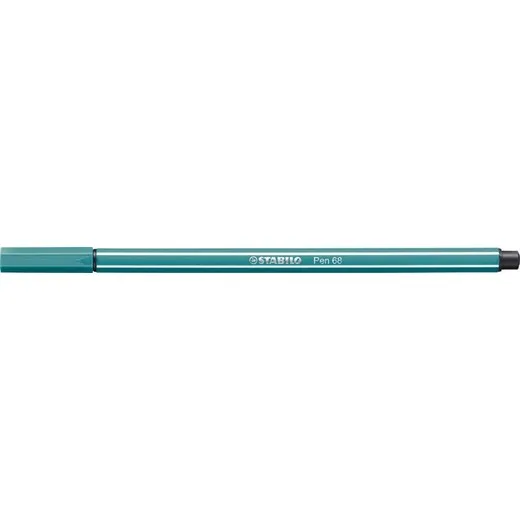 Popisovač, 1 mm, STABILO "Pen 68", tyrkysové