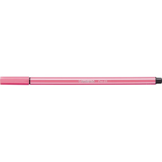 Popisovač, 1 mm, STABILO "Pen 68", svetloružový