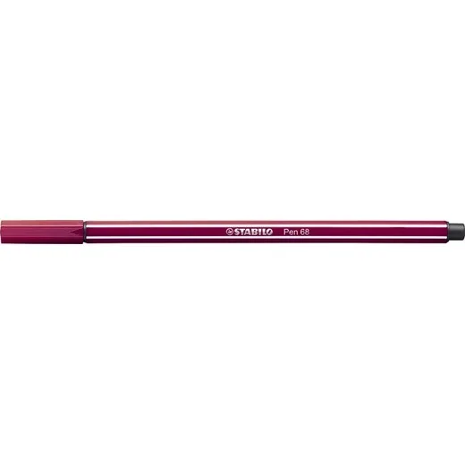 Popisovač, 1 mm, STABILO "Pen 68", nachová