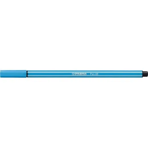 Popisovač, 1 mm, STABILO "Pen 68", svetlomodrý