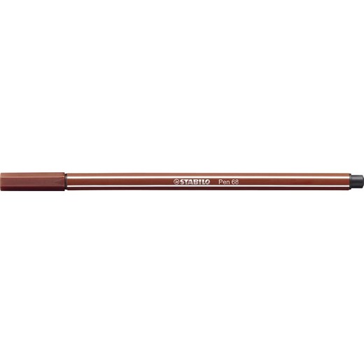 Popisovač, 1 mm, STABILO "Pen 68", červený