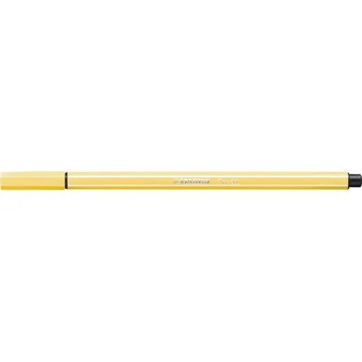 Popisovač, 1 mm, STABILO "Pen 68", žltý
