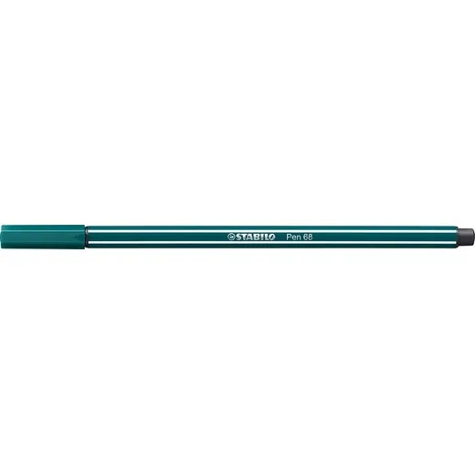 Popisovač, 1 mm, STABILO "Pen 68", tyrkysovo zelený