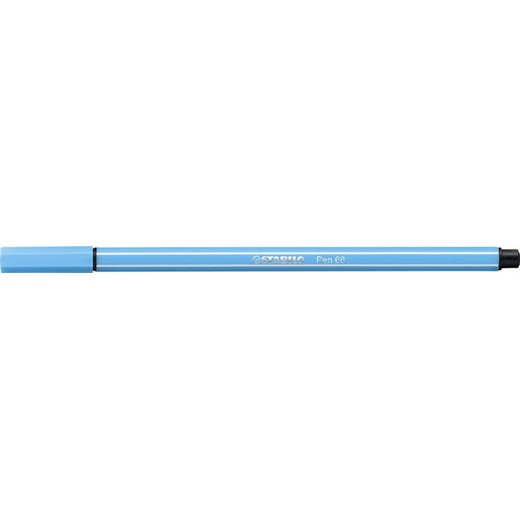 Popisovač, 1 mm, STABILO "Pen 68", azúrovo modrý