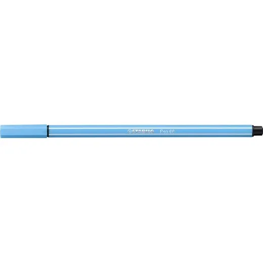 Popisovač, 1 mm, STABILO "Pen 68", azúrovo modrý