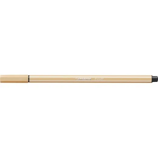 Popisovač, 1 mm, STABILO "Pen 68", svetlookrový