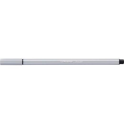 Popisovač, 1 mm, STABILO "Pen 68", svetlosivý