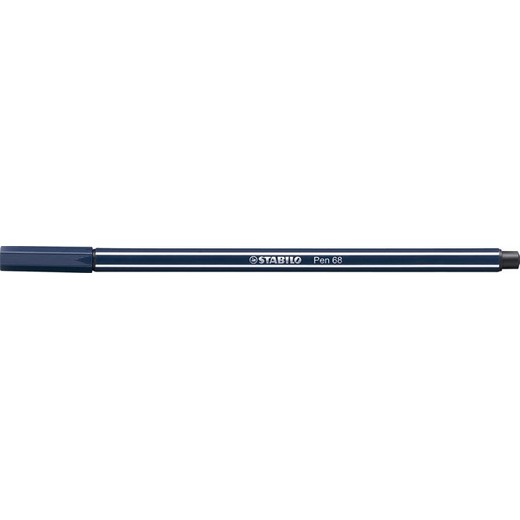 Popisovač, 1 mm, STABILO "Pen 68", tmavošedý