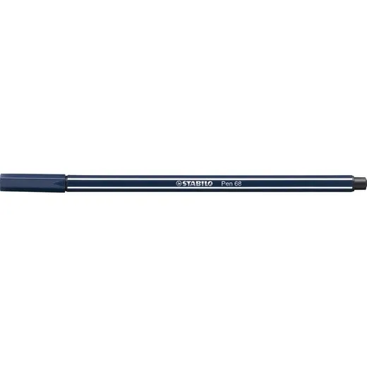 Popisovač, 1 mm, STABILO "Pen 68", tmavošedý
