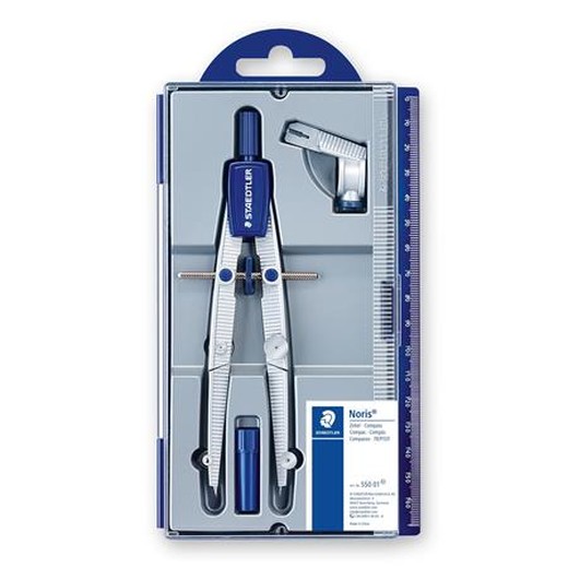 Kružidlo, precízne, 3 ks sada, STAEDTLER "Noris 550 01/02"