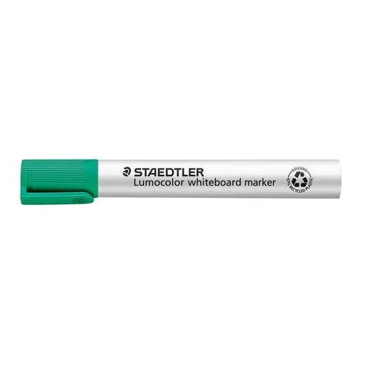 Popisovač na tabule a flipchartové tabule, zrezaný hrot, STAEDTLER "Lumocolor 351 B", zelený